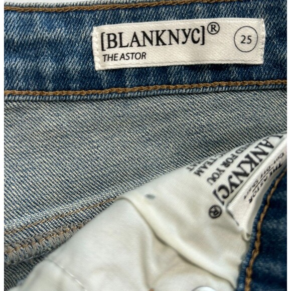 Blank NYC Womens Denim Jean Shorts SIZE 25 BUNDLE Distressed Raw‎ Hem 2 PAIR! - Picture 15 of 16